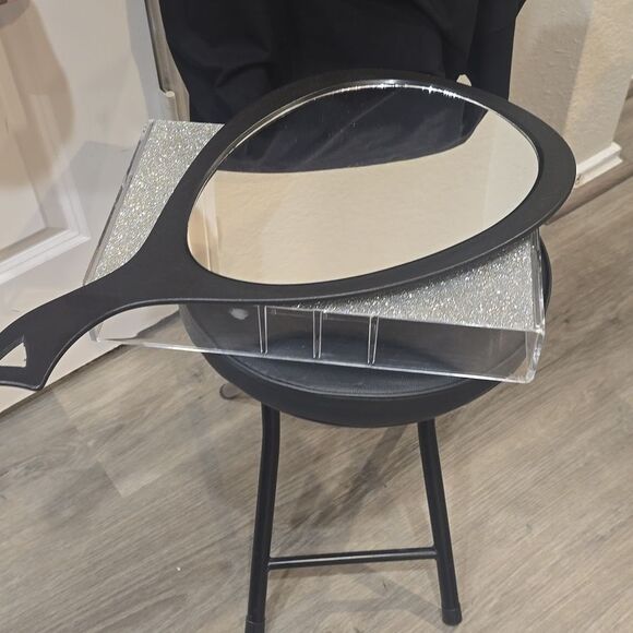 Zadro Black Handheld Mirror - Picture 11 of 14